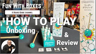 Wonder Bowling Board game | How to Play inc Unboxing & Review | itten Games | Japanese Board Games screenshot 2