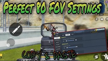 BEST 80 FOV SETTINGS IN BATTLE ROYALE | CODM BR SENSITIVITY SETTINGS 2023