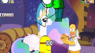 Mugen Derp And Dave The Minion Vs Homer Simpsons And Timote