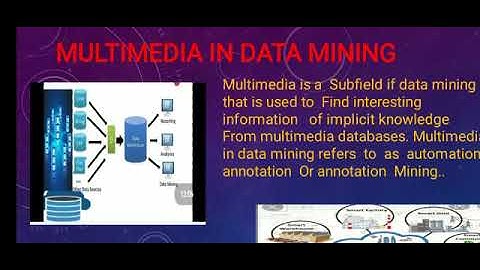 multimedia in data mining..