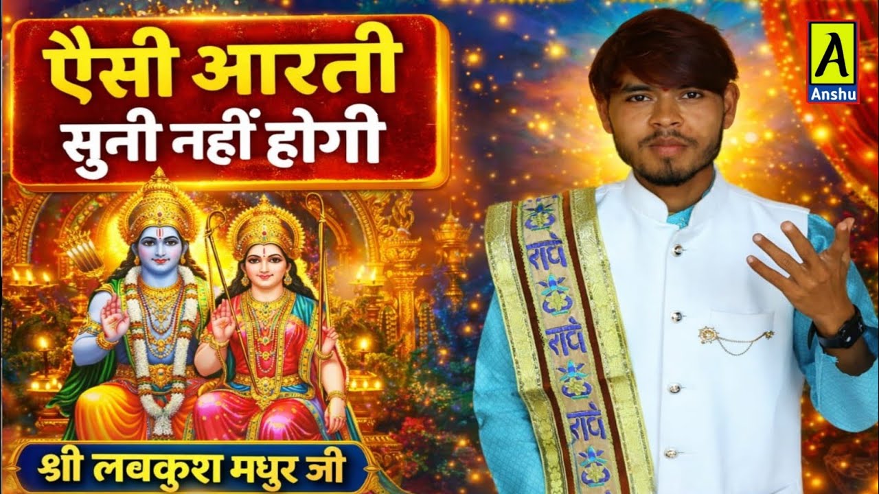 Lovkush madhur ji !! ऐसी सुनी क्या !! सिया रघुवर जी की आरती !! लवकुश मधुर जी !! मौलाबाद बारांबकी 