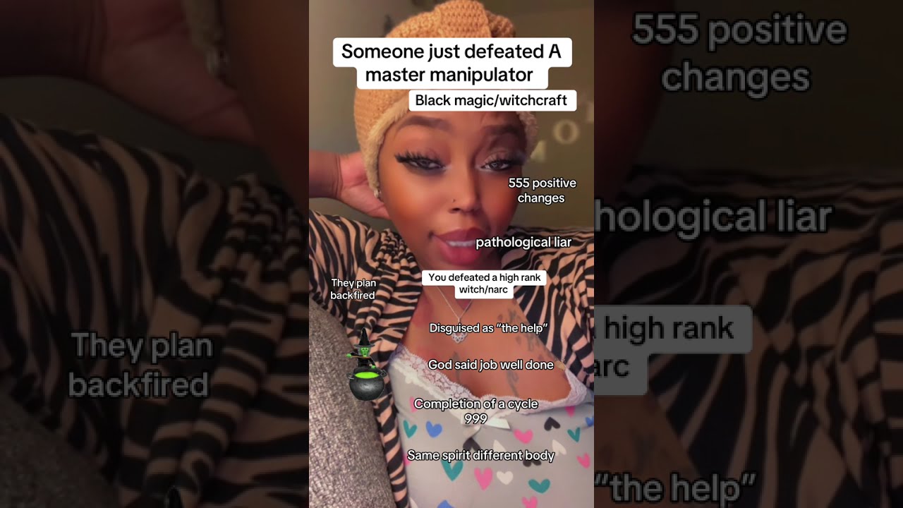 Someone just defeated a witch/warlock/narc..you recognized this person behavior patterns🤡