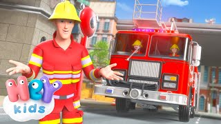 Firetruck Song And More Vehicle Songs! | Vehicles For Kids | Hey Kids Nursery Rhymes