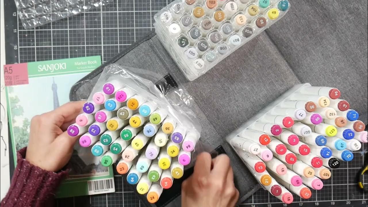 The BEST Value in Alcohol Brush Markers // Sanjoki 120 Alcohol