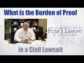 Burden of Proof in a Civil Case