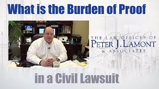 Burden of Proof in a Civil Case