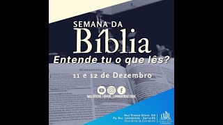 Entende tu o que lês? | Semana da Bíblia | Pr Leonardo Andrade | 12.12.2021