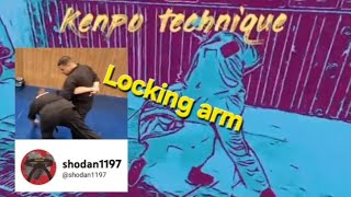 Self-defense Technique: Locking arm #kenpo ##tracyskarate