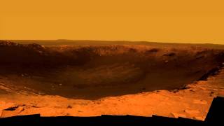 Panorama View of Santa Maria Crater taken by Opportunity Rover