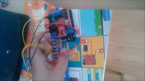 scratch ve arduino ile sensörle led yakma