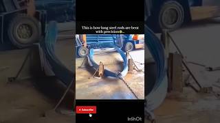 😱🔩 How Long Steel Rods Are Bent with Incredible Precision | Satisfying Engineering Process!#shorts 💪