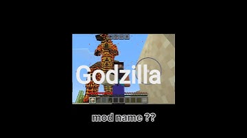 Minecraft Godzilla mod 🔥#minecraft #mod#new