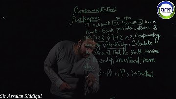 AFC 3 (QMT) Compound Interest part 4 by Sir Arsalan Siddiqui (ARTT Business School)