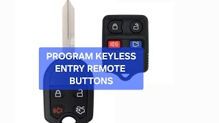 Key Fob Programming 2013 Ford Edge Remote control button to Lock and Unlock car. No Key programmer