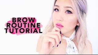 Eyebrow Routine/Tutorial + GIVEAWAY || Sylvia Jade