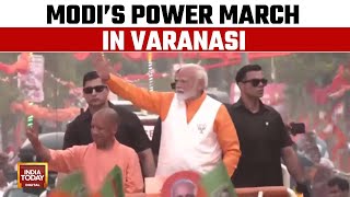 PM Narendra Modi Holds Mega Roadshow In Varanasi | BJP's Massive Show Of Strength In Kashi