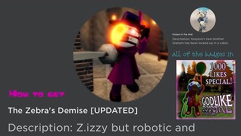 How to get “ALL” of the badges in Piggy: The Godlike RP [DEMO]! (ROBLOX)