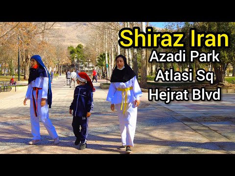 Shiraz Iran2022 Azadi Park To Atlasi Sq Hejrat Blvd شیراز پارک آزادی به فلکه اطلسی و بلوار هجرت 