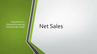 Net Sales