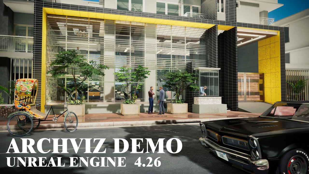 Exterior and Interior Archviz Demo with Unreal Engine 4.26 for Edison