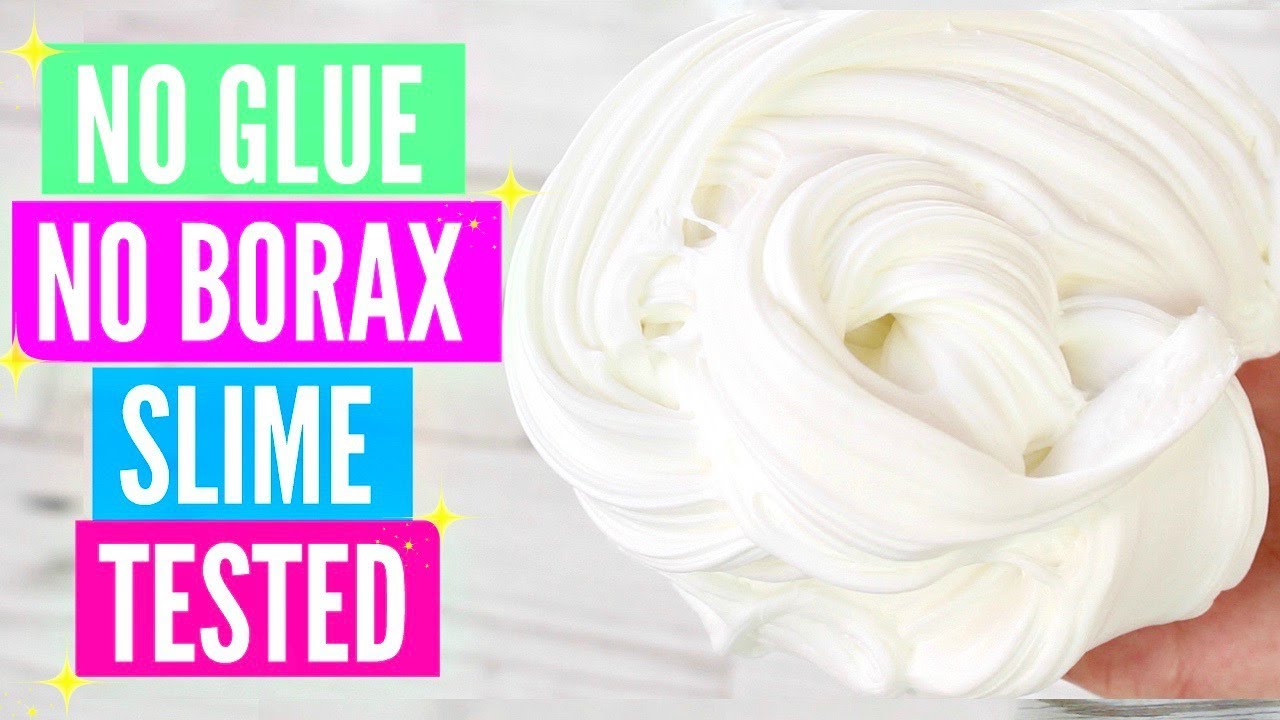How To Make Fluffy Slime Without Glue Or Borax Testing Popular No Glue No Borax Slime Recipe Youtube