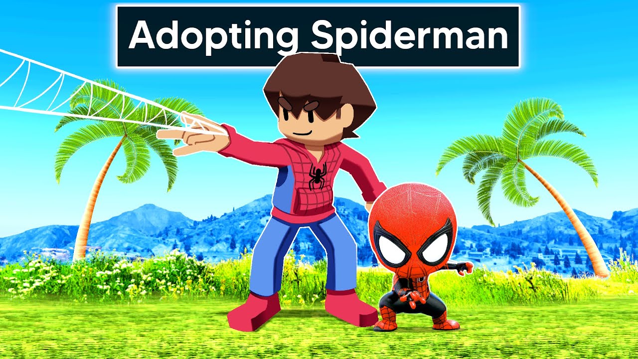 Adopting SPIDERMAN In GTA 5!