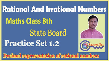 Decimal representation of rational numbers | Rational & irrational numbers | Maths class 8th