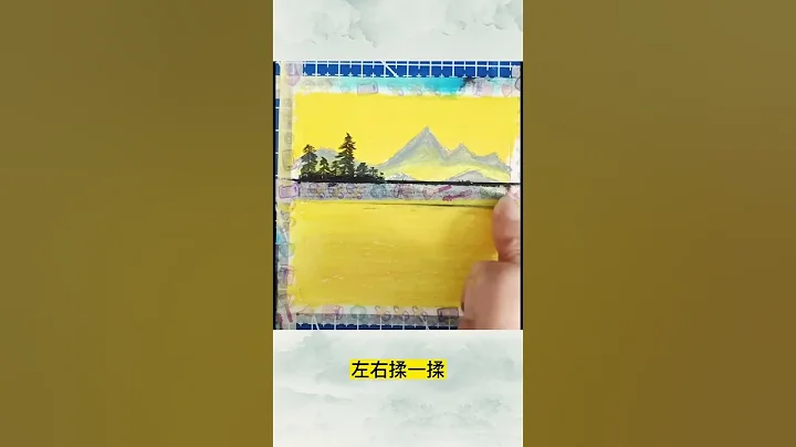 春天播種，金秋收穫！#shorts  #繪畫  #painting - 天天要聞