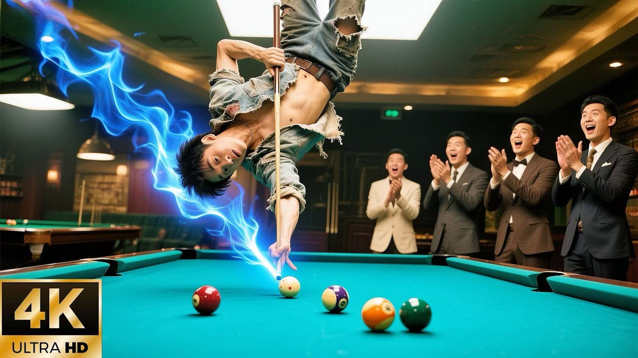 Billiards skill drops 1000x worldwide; poor boy rises as a cue genius, earning millions daily!