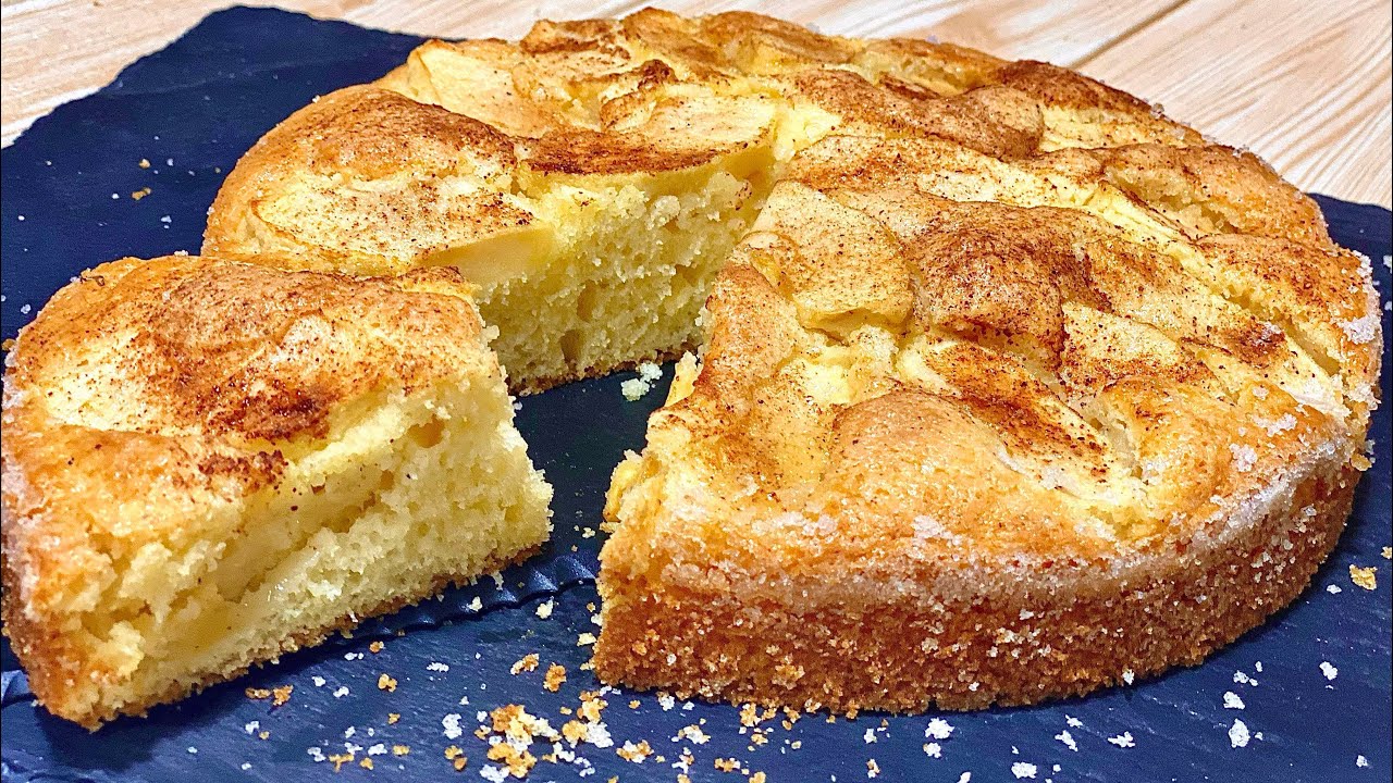 ببيضة واحدة و تفاحة واحدة حضرو كيكة طالعة ومهوية اقتصادية و سريعة التحضير