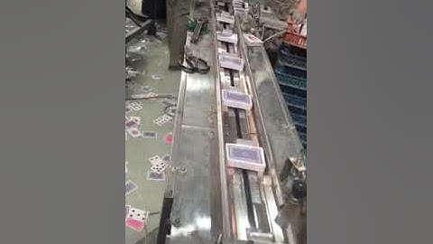 YK2010-8 Automatic Playing Cards Cellophane & Tuck Box Packing Machine