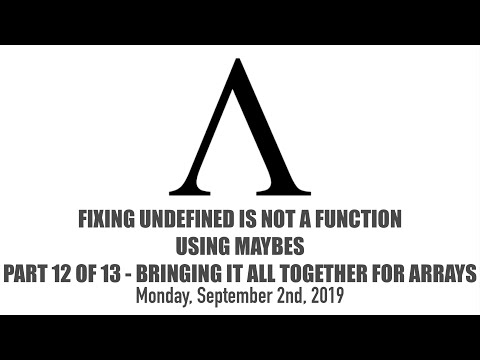 Fixing undefined is