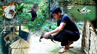 man was attacked by wild bees - the chickens were sick