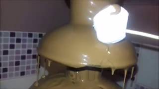 GIANT CHOCOLATE FOUNTAIN BATTLE!  TURNS MESSY!!