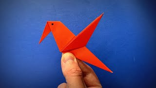 Vogel Vouwen Makkelijk | Hoe maak je een Papieren Vogel | Origami Vogel | Origami Kolibrie