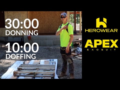 HeroWear Apex - How long does it take to put on?