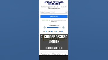 How to Create a STRONG Password with F-Secure Password Generator (link in description)