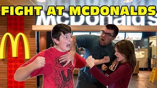 Girl Temper Tantrum Spits In Brother's Food At McDonalds [Original]