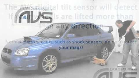 How the AVS tilt sensor works