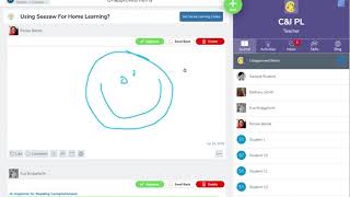 Seesaw Review Student Work