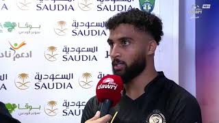 لاعب النصر عبدالرحمن العبيد: المدرب وثق فيني ولم أخيب ظنه رغم صعوبة المباراة