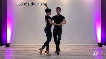 Salsa Tutorial: 360 with Inside Turn by Nery Garcia and Serena Cuevas