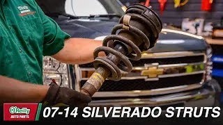 How To: Change the Front Strut Assemblies on a 2007 to 2014 Chevy Silverado