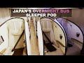 Sleeping in Japan’s Luxurious Pod Night Bus | Niigata to Tokyo