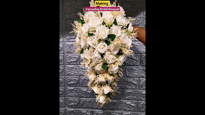 Cascading Bridal Bouquet For your wedding 😍👰  #cascading #bridalbouquet #weddingbouquet