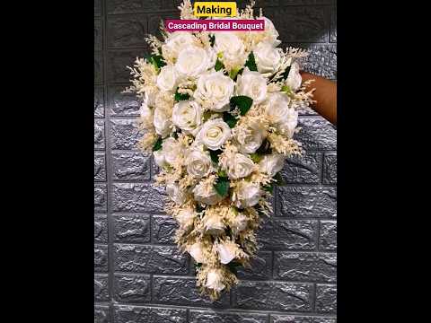 Cascading Bridal Bouquet