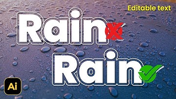 Create Transparent Outline Text Editable in Illustrator