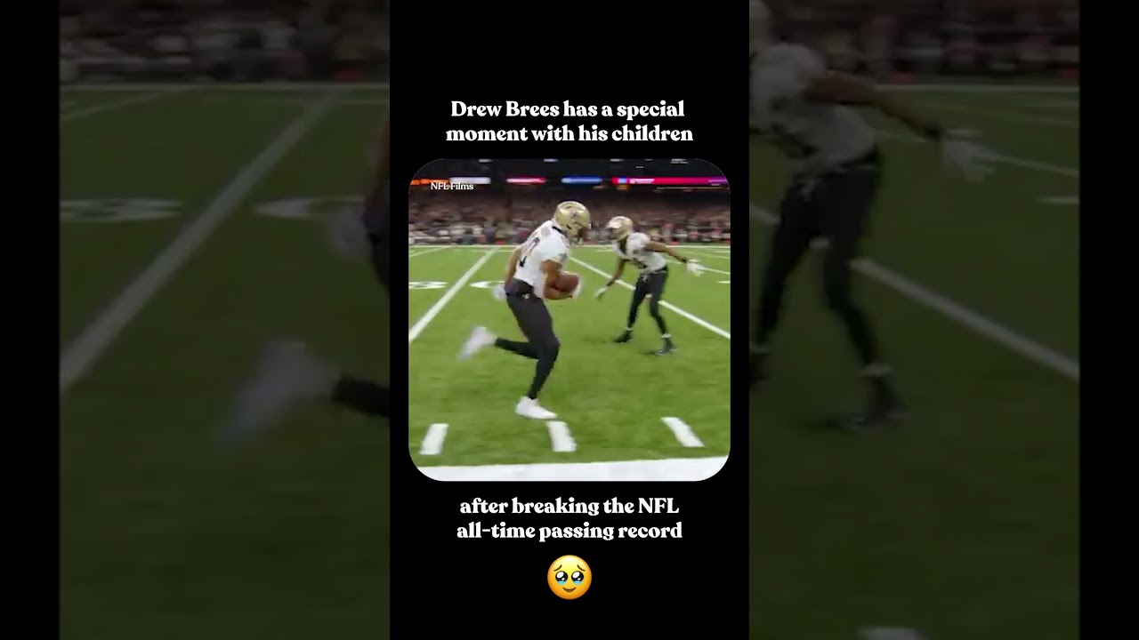 What a moment 🥹 #nfl #saints #drewbrees