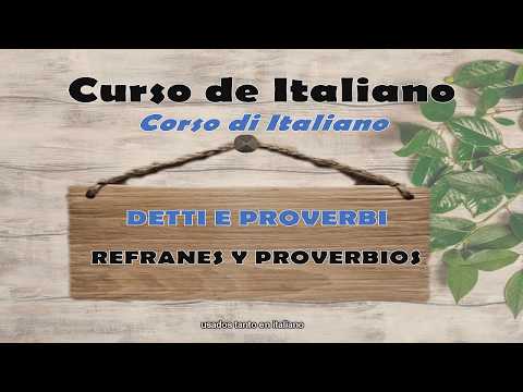 Refranes y proverbios en italiano