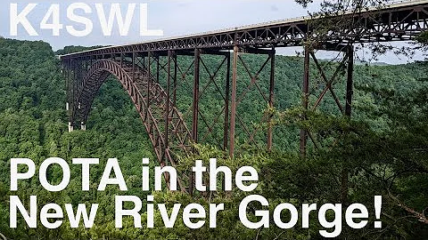 Pairing the tufteIn 9:1 Random Wire with the Elecraft KX2 in the New River Gorge!